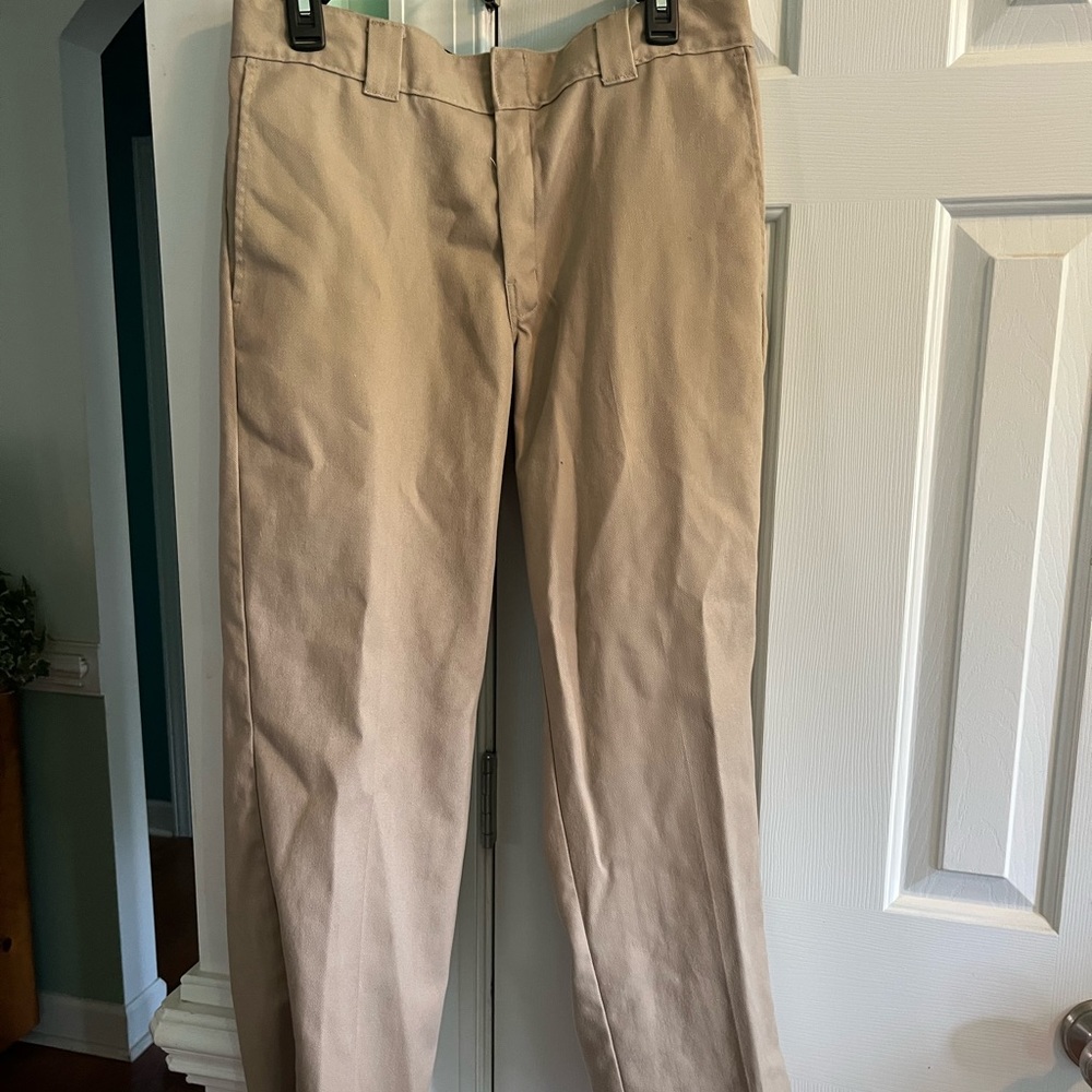 Men’s pants khaki Dickies 874 Flex original fit size 33x30.